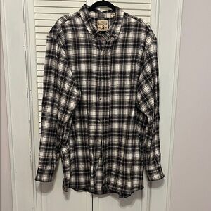 RedHead Black and White Plaid Casual Shirt